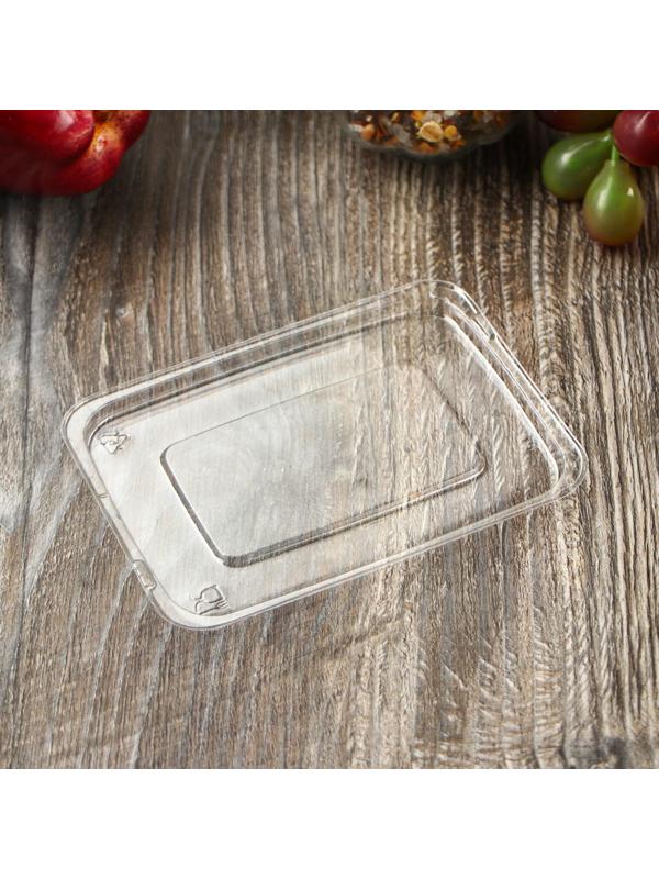 Контейнер- крышка одноразовая к соуснику с двумя отделениями, 7,5×5×3 см