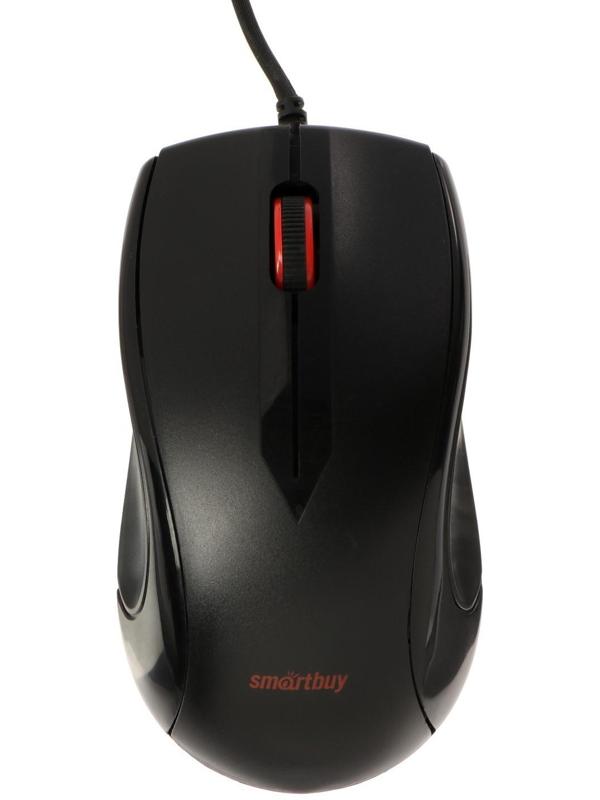 Комплект клавиатура и мышь Smartbuy ONE, проводной, мембранный,1200 dpi,USB, черный