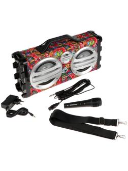 Портативная караоке система Smartbuy FUTURA, 22 Вт, FM, AUX, USB, BT, Li-Ion 1800 мАч