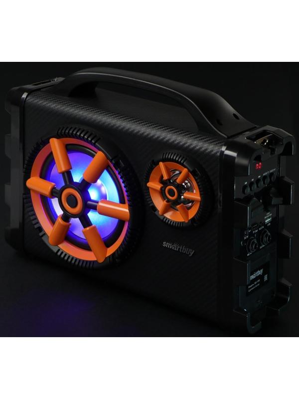 Портативная караоке система Smartbuy DODGER, 20 Вт, FM, AUX, USB, BT, Li-Ion 1800 мАч