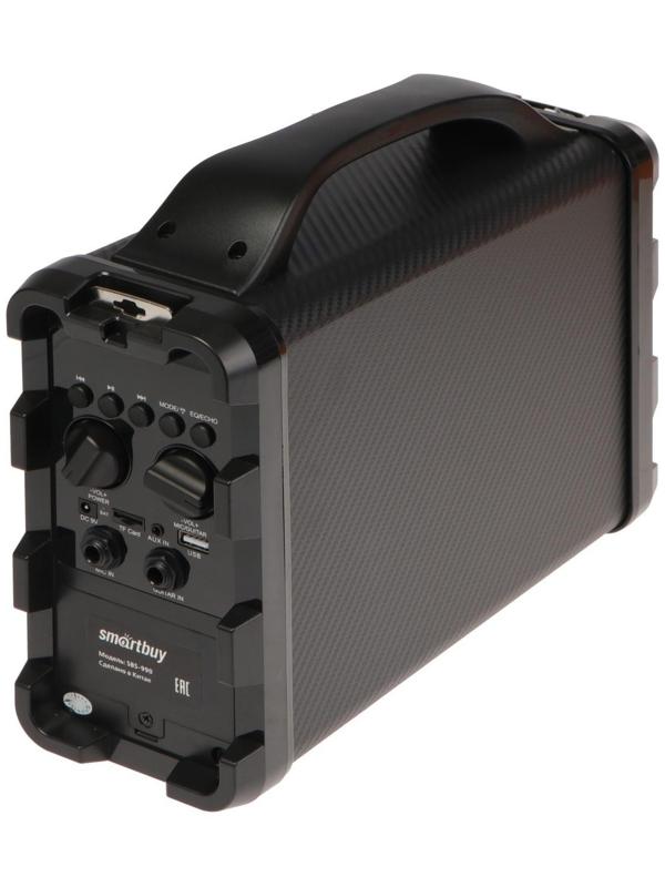 Портативная караоке система Smartbuy DODGER, 20 Вт, FM, AUX, USB, BT, Li-Ion 1800 мАч