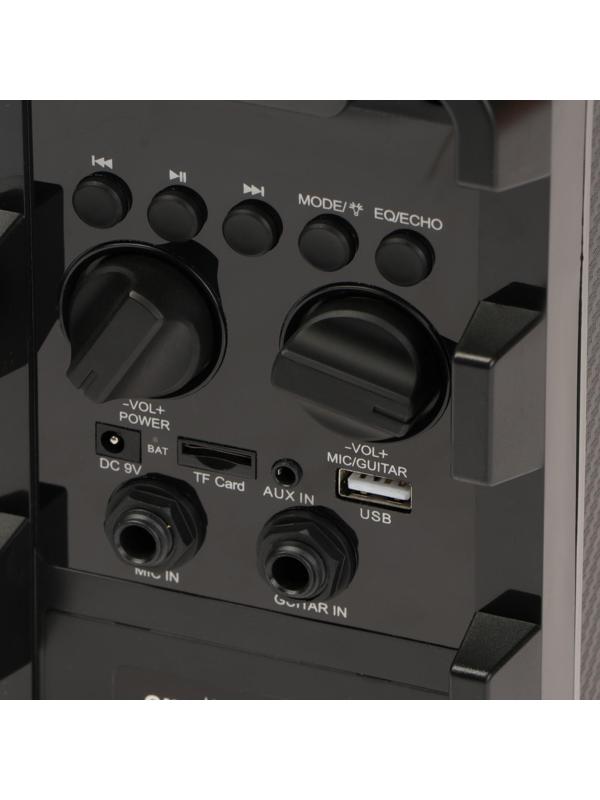 Портативная караоке система Smartbuy DODGER, 20 Вт, FM, AUX, USB, BT, Li-Ion 1800 мАч