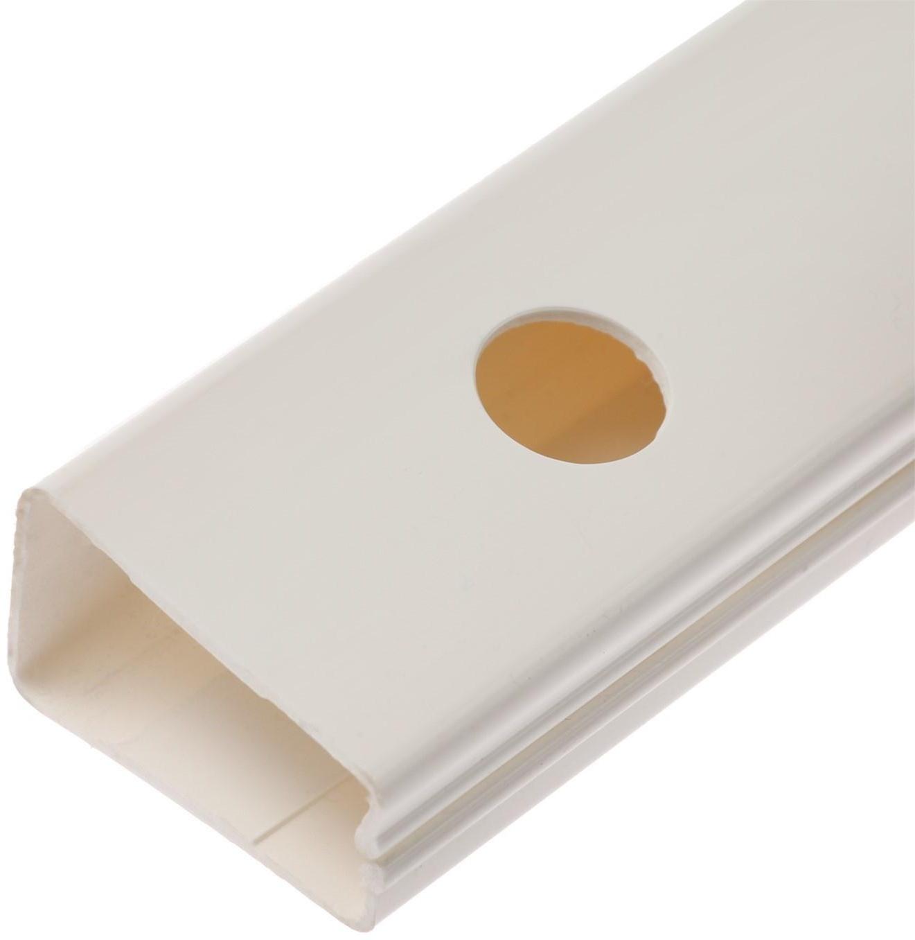 Кабель-канал Уфакор, 40х25 мм, L=2000 мм, белый