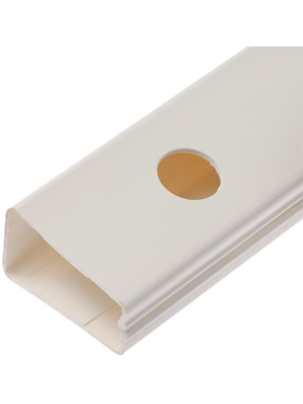 Кабель-канал Уфакор, 40х25 мм, L=2000 мм, белый