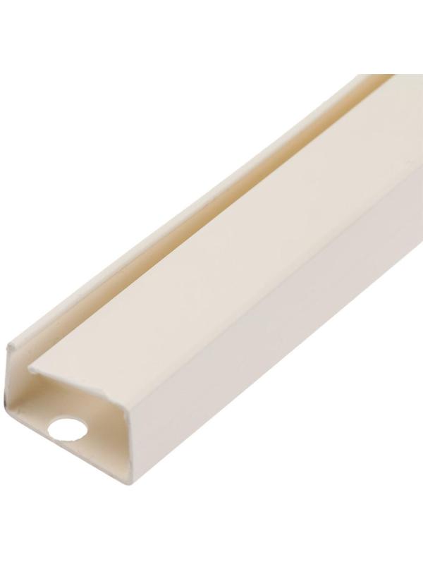 Кабель-канал Уфакор, 25х16 мм, L=2200 мм, белый