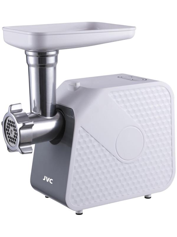 Мясорубка jvc JK-MG125, электрическая, 1800 Вт, реверс, 2 решётки, белая