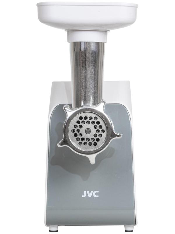 Мясорубка jvc JK-MG125, электрическая, 1800 Вт, реверс, 2 решётки, белая