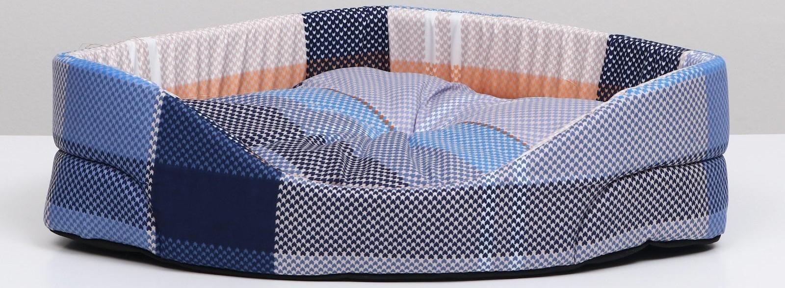 Лежак Угловой №1, 45 х 45 х 14 см, эконом