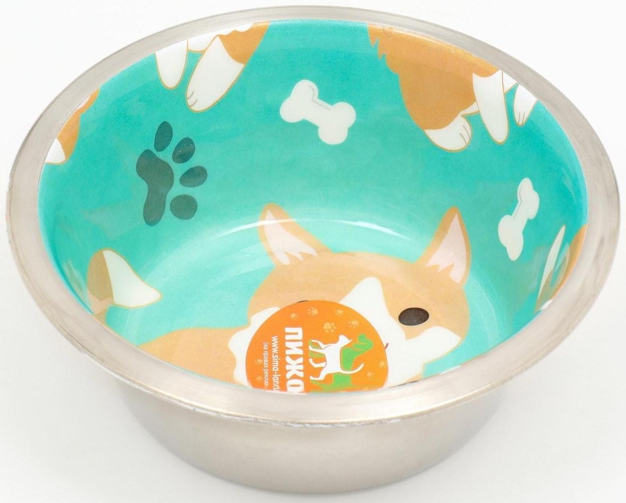 Миска стандартная цветная чаша, 350 мл