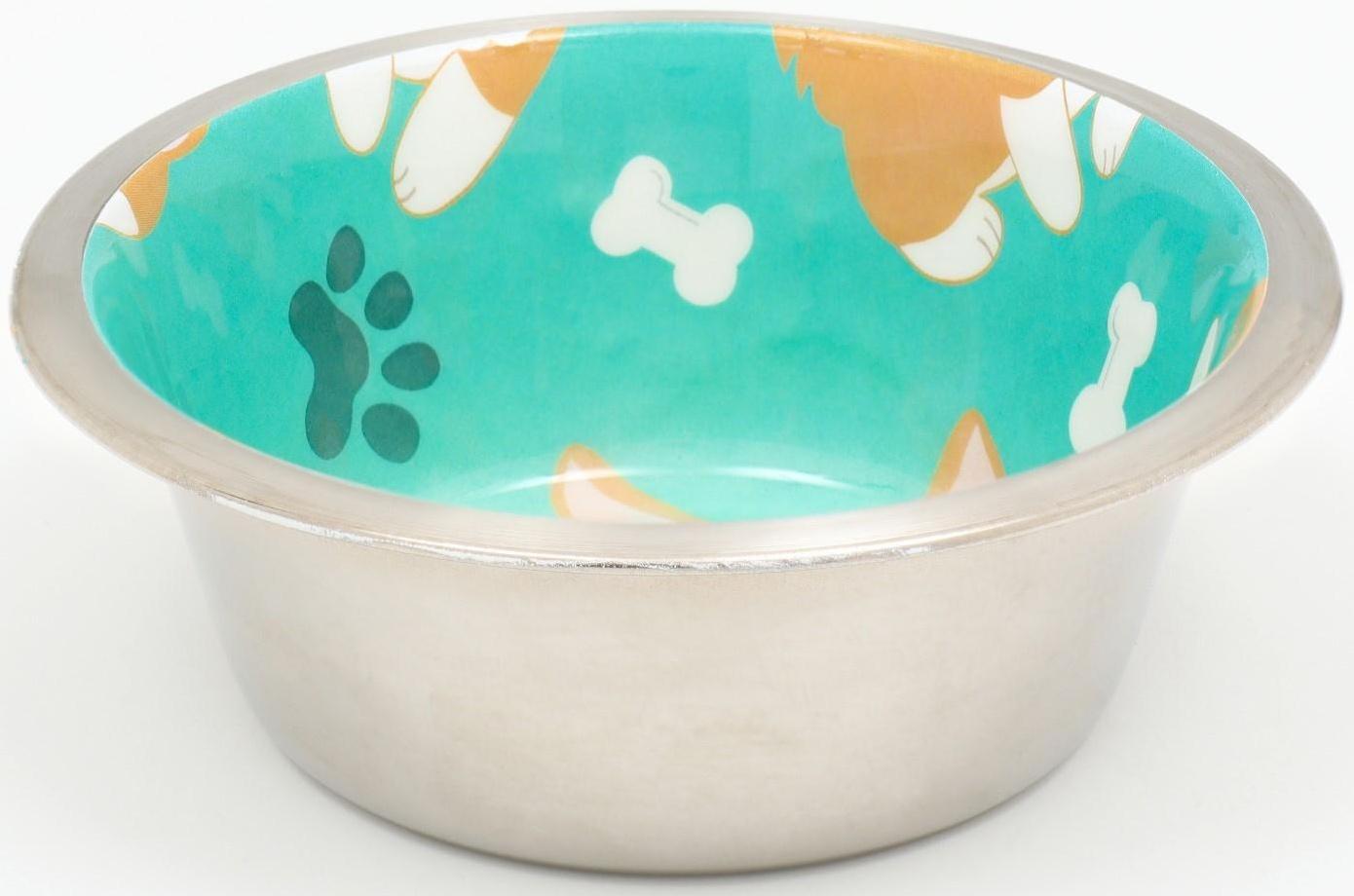 Миска стандартная цветная чаша, 350 мл