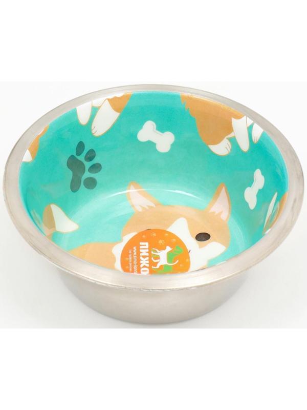 Миска стандартная цветная чаша, 350 мл