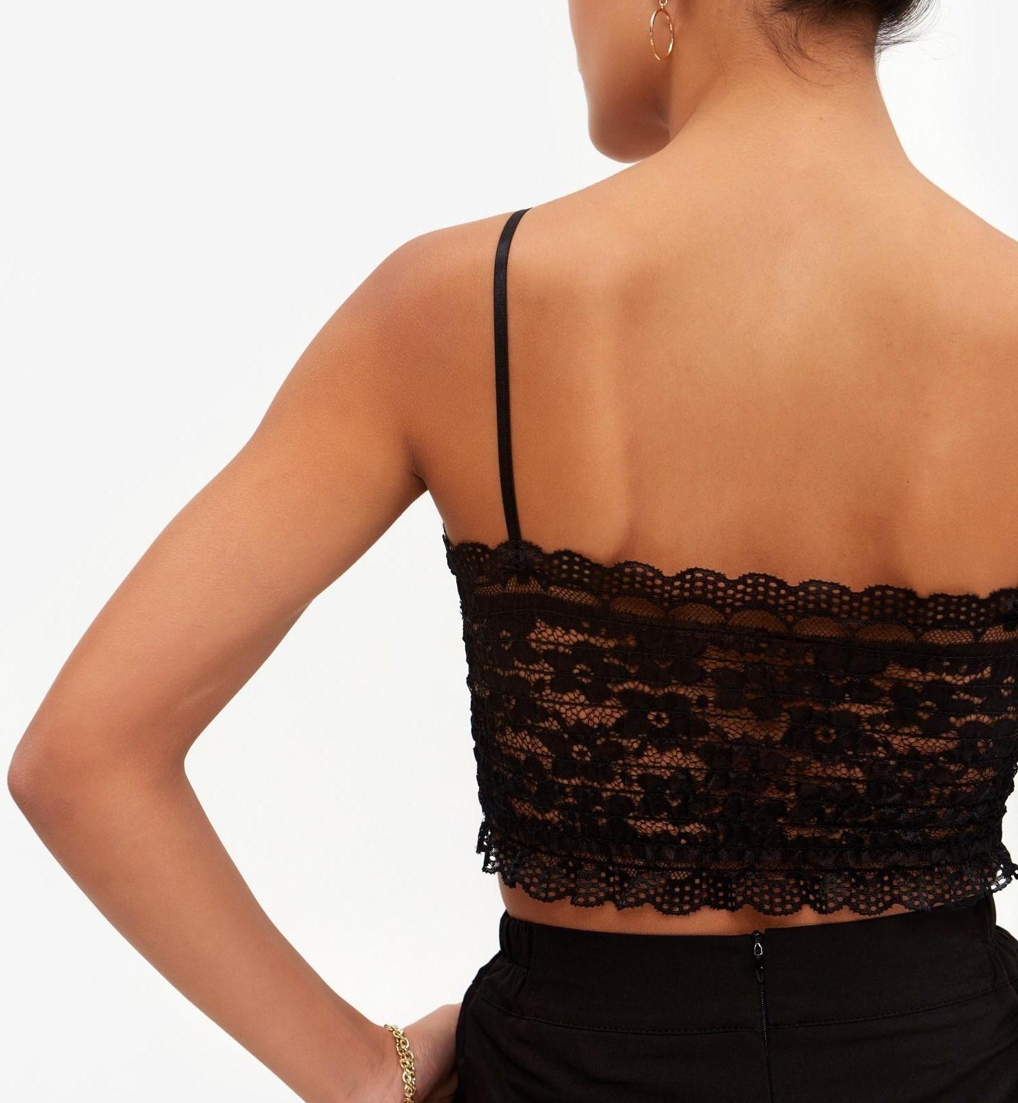 Топ женский, цвет чёрный, размер 42-44