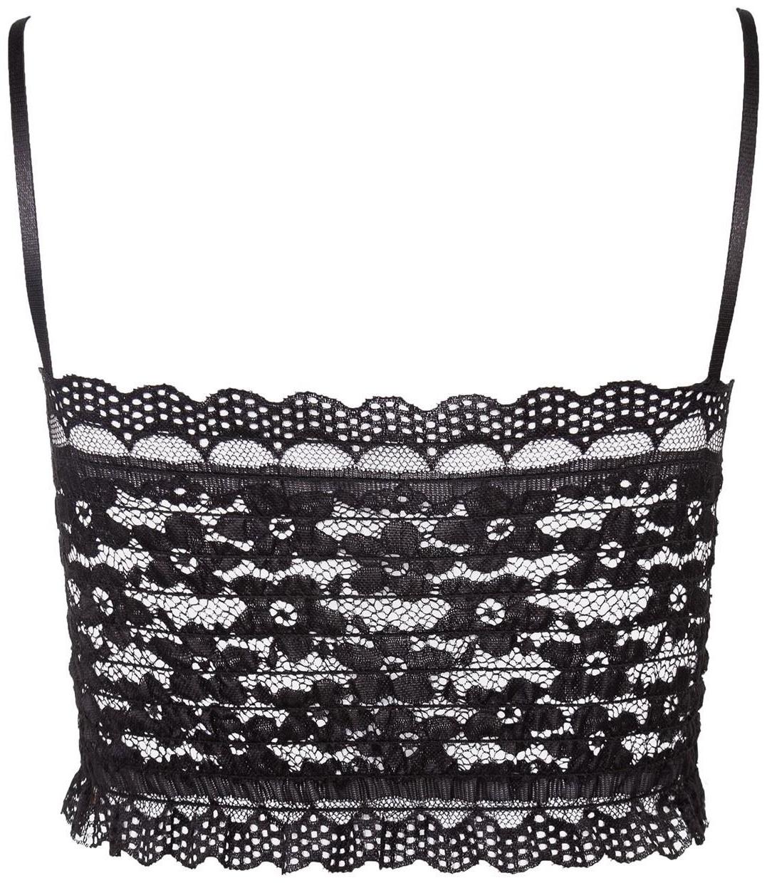 Топ женский, цвет чёрный, размер 42-44