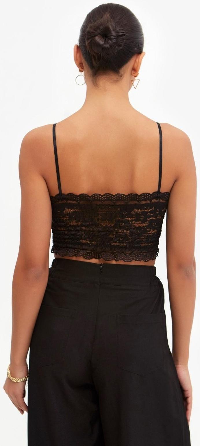 Топ женский, цвет чёрный, размер 42-44