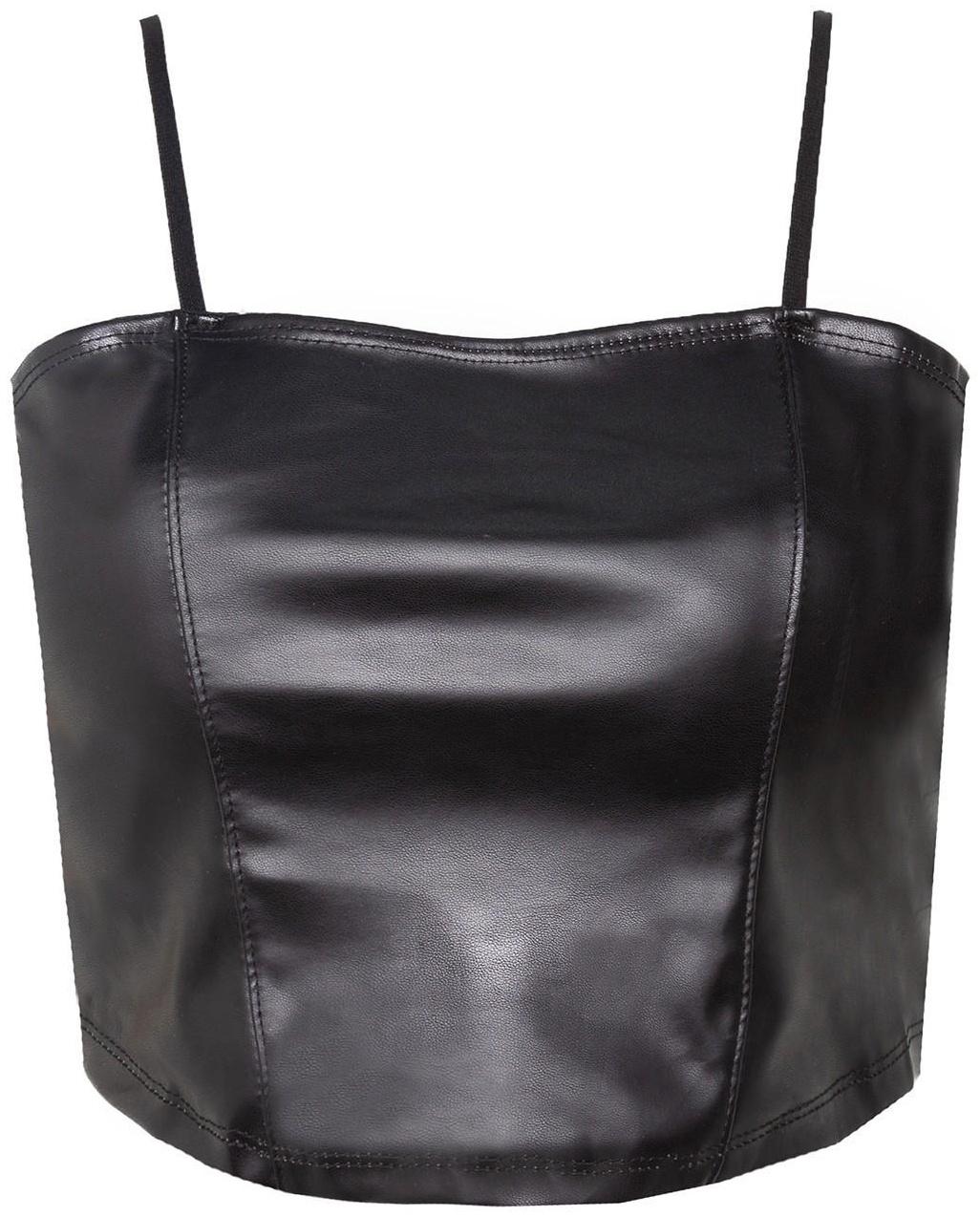 Топ женский, цвет чёрный, размер 42-44