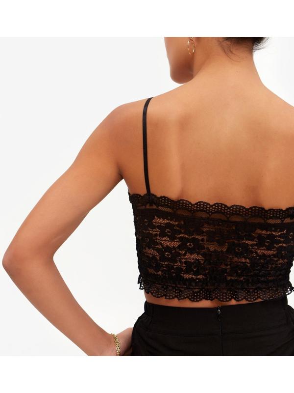 Топ женский, цвет чёрный, размер 42-44