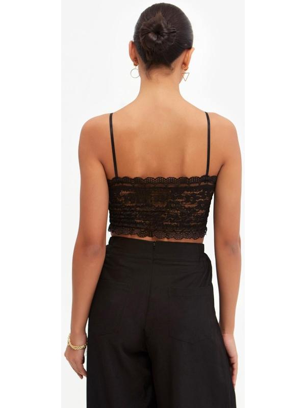 Топ женский, цвет чёрный, размер 42-44