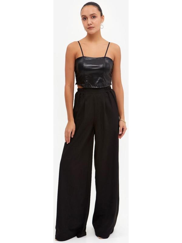 Топ женский, цвет чёрный, размер 42-44