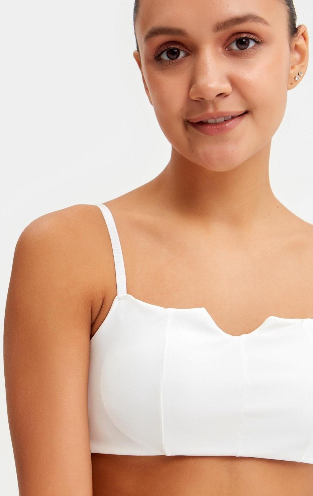 Топ женский, цвет белый, размер 42-44