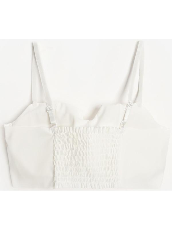 Топ женский, цвет белый, размер 42-44