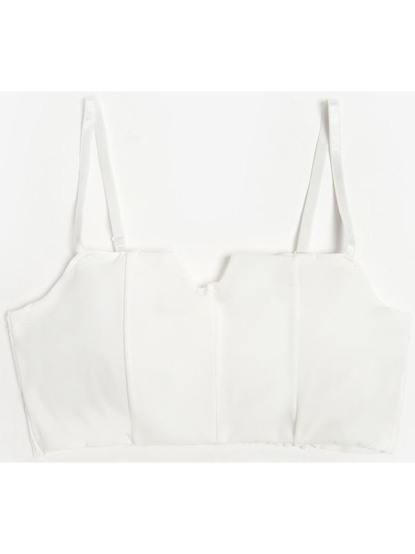 Топ женский, цвет белый, размер 42-44