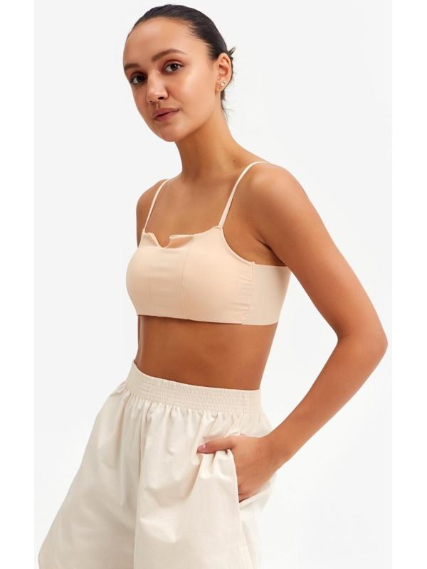 Топ женский, цвет бежевый, размер 42-44