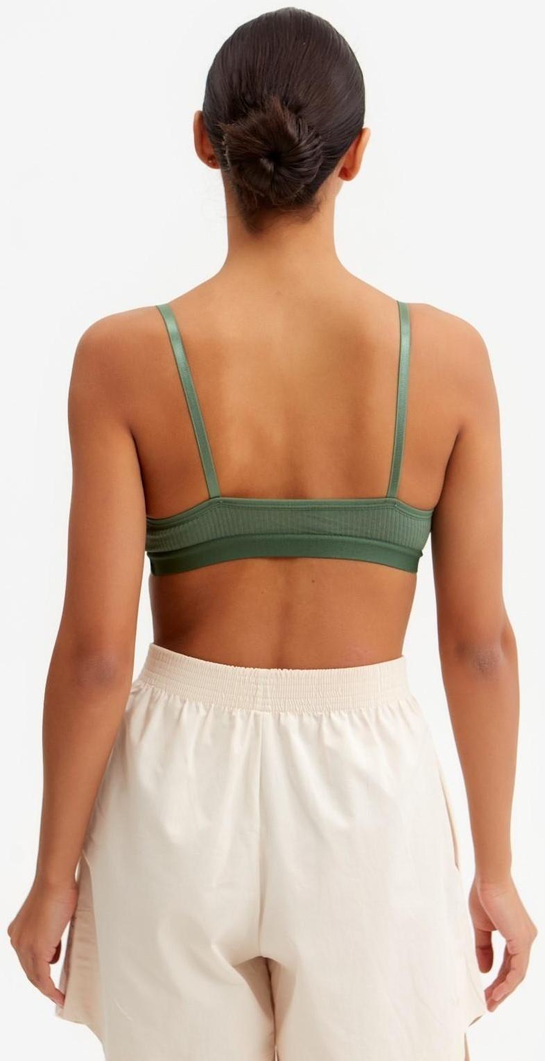 Топ женский, цвет зелёный, размер 42-44