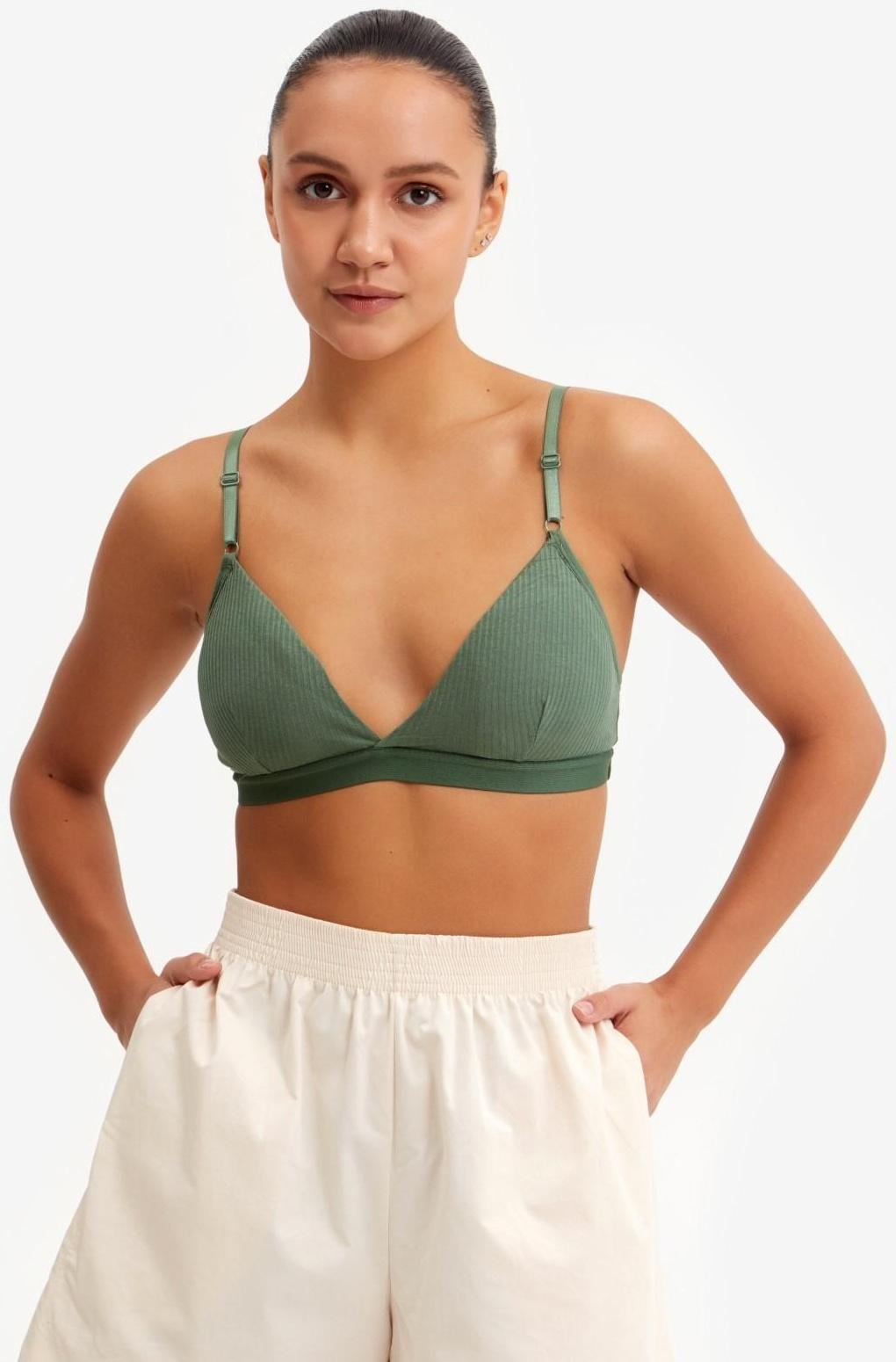 Топ женский, цвет зелёный, размер 42-44