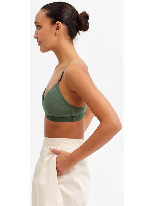 Топ женский, цвет зелёный, размер 42-44