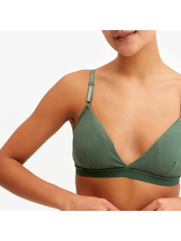 Топ женский, цвет зелёный, размер 42-44