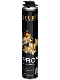 Пена монтажная KRONbuild PRO 70, всесезонная  850 мл