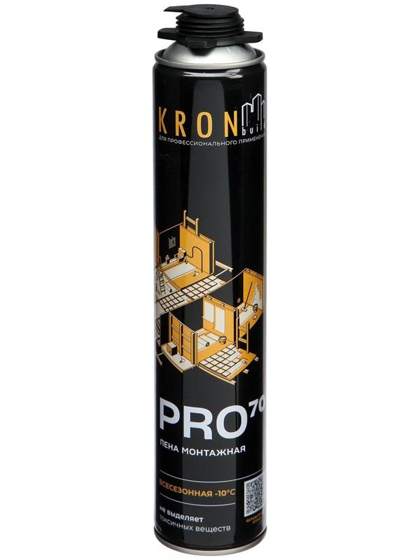 Пена монтажная KRONbuild PRO 70, всесезонная  850 мл