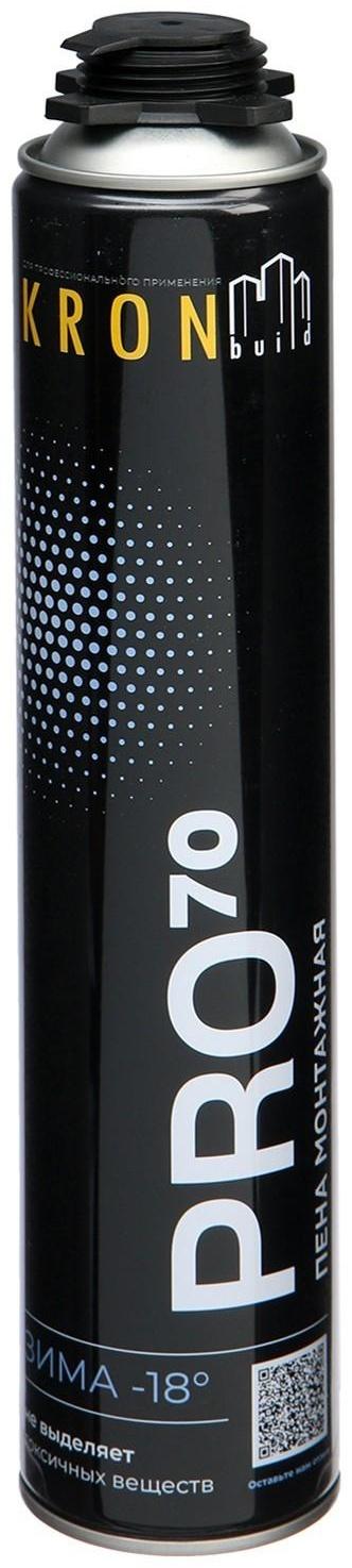 Пена монтажная KRONbuild Pro 70, зимняя, 850 мл