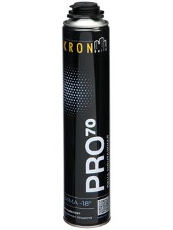 Пена монтажная KRONbuild Pro 70, зимняя, 850 мл