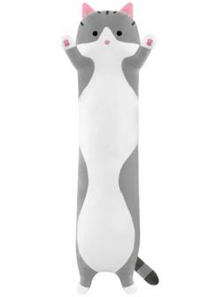 Мягкая игрушка «Кот Батон», цвет серый, 50 см