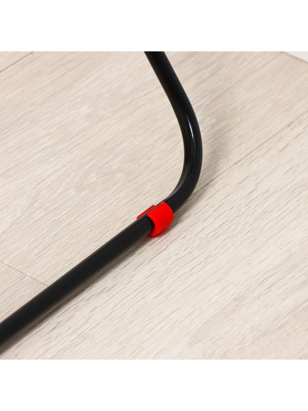 Сушилка для белья напольная Smarty Simple, 10 м, цвет чёрный