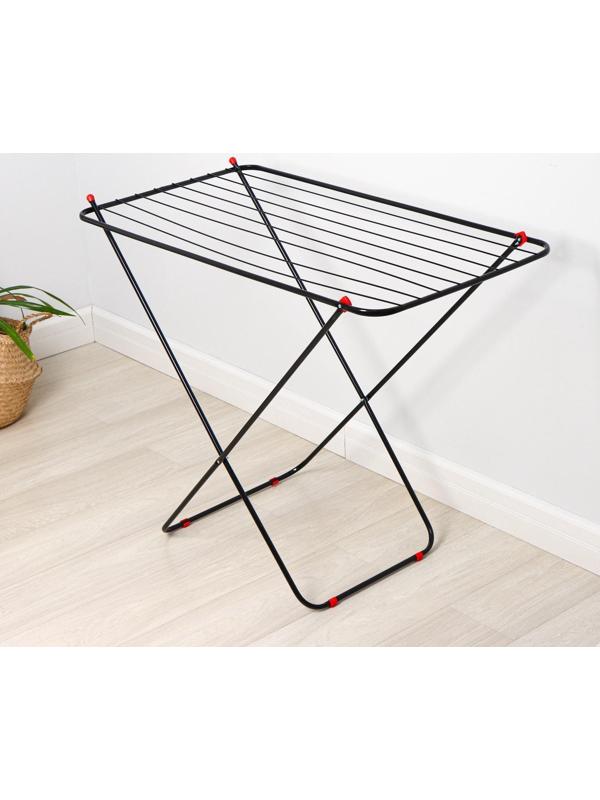 Сушилка для белья напольная Smarty Simple, 10 м, цвет чёрный