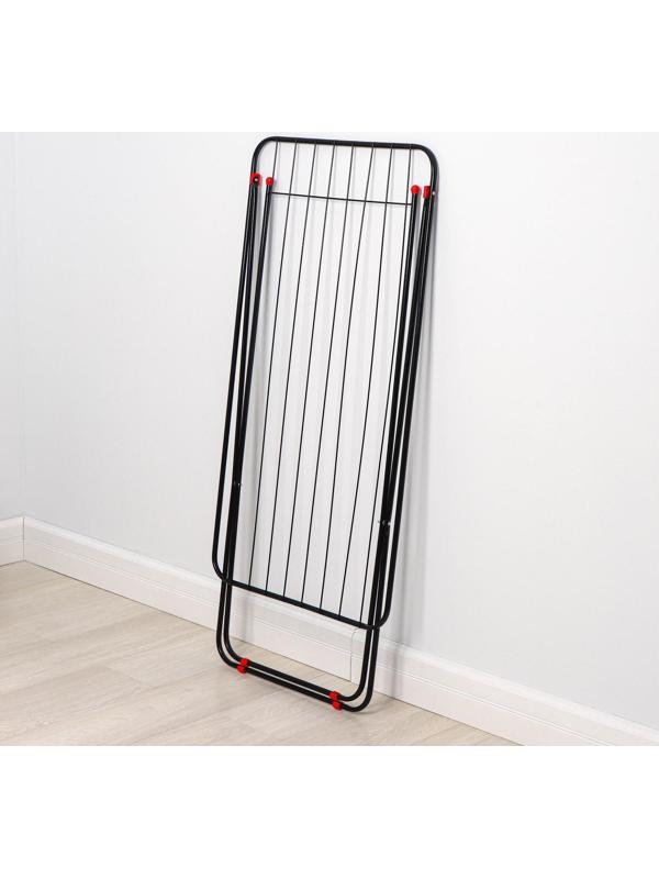 Сушилка для белья напольная Smarty Simple, 10 м, цвет чёрный