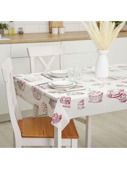 Скатерть без основы одноразовая двухсторонняя «Сладости», 110×180 см, рулон 3 шт