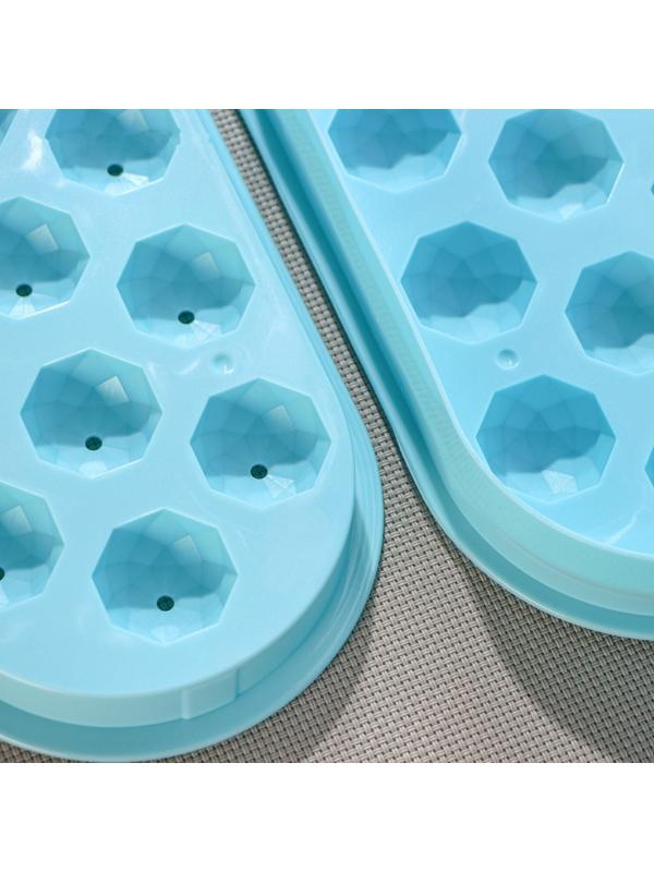 Форма для льда Доляна «Алмазы», 13 ячеек, 24,5×12,4×4 см, ячейка 3×3×3 см