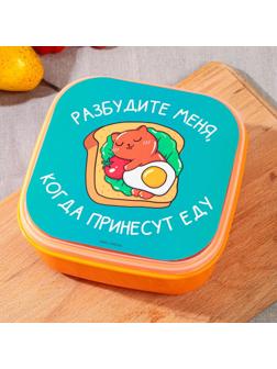Ланч-бокс «Разбудите меня», 14.5 х 6 см