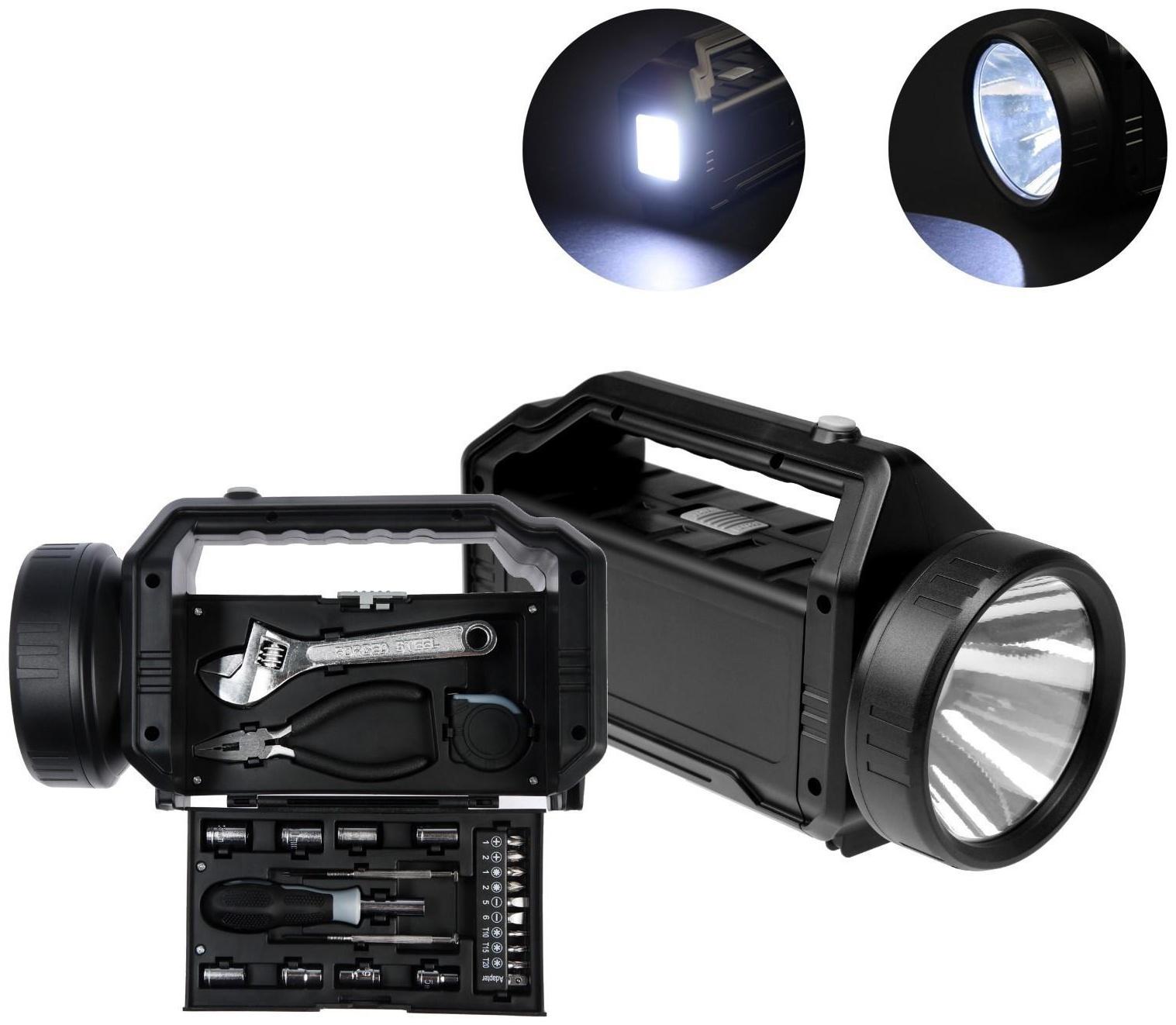 Набор инструментов ТУНДРА, подарочный пластиковый кейс 