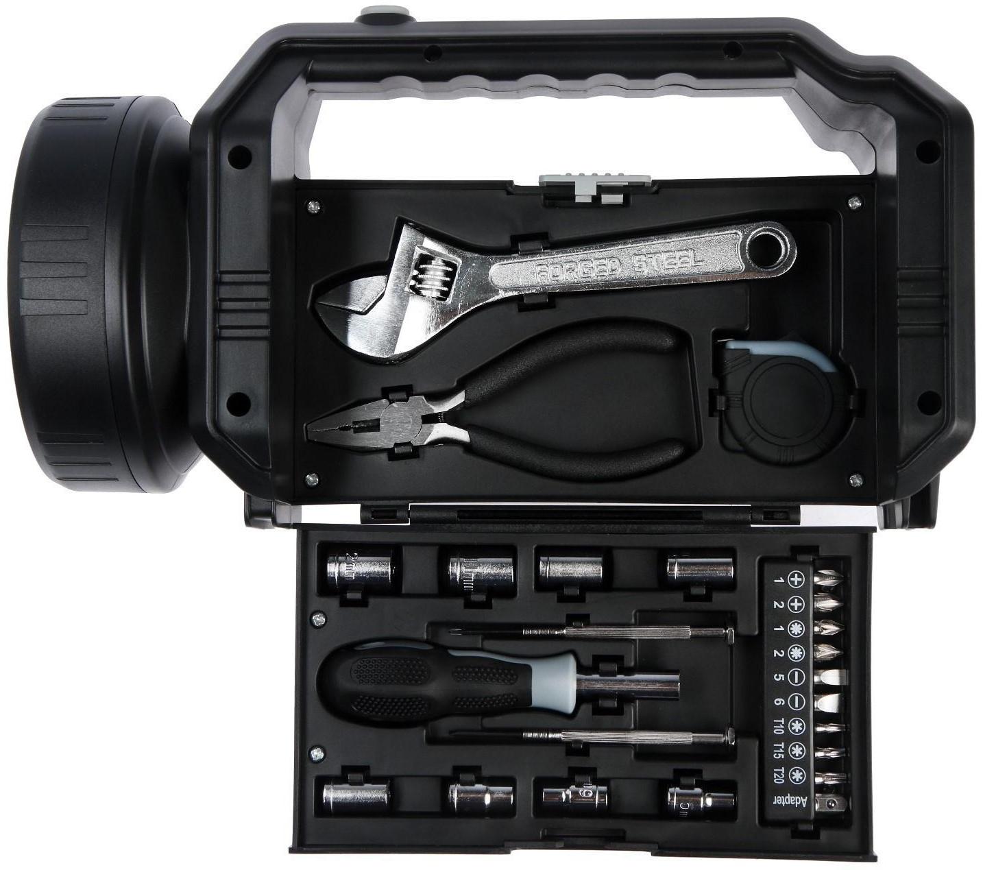 Набор инструментов ТУНДРА, подарочный пластиковый кейс 