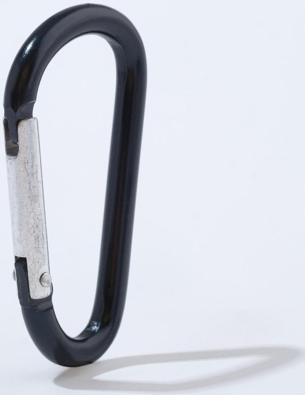 Карабин 6см, цвет черный