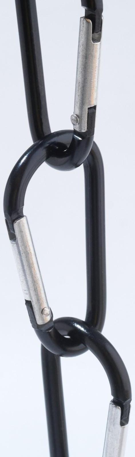 Карабин 6см, цвет черный