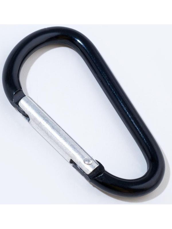 Карабин 6см, цвет черный