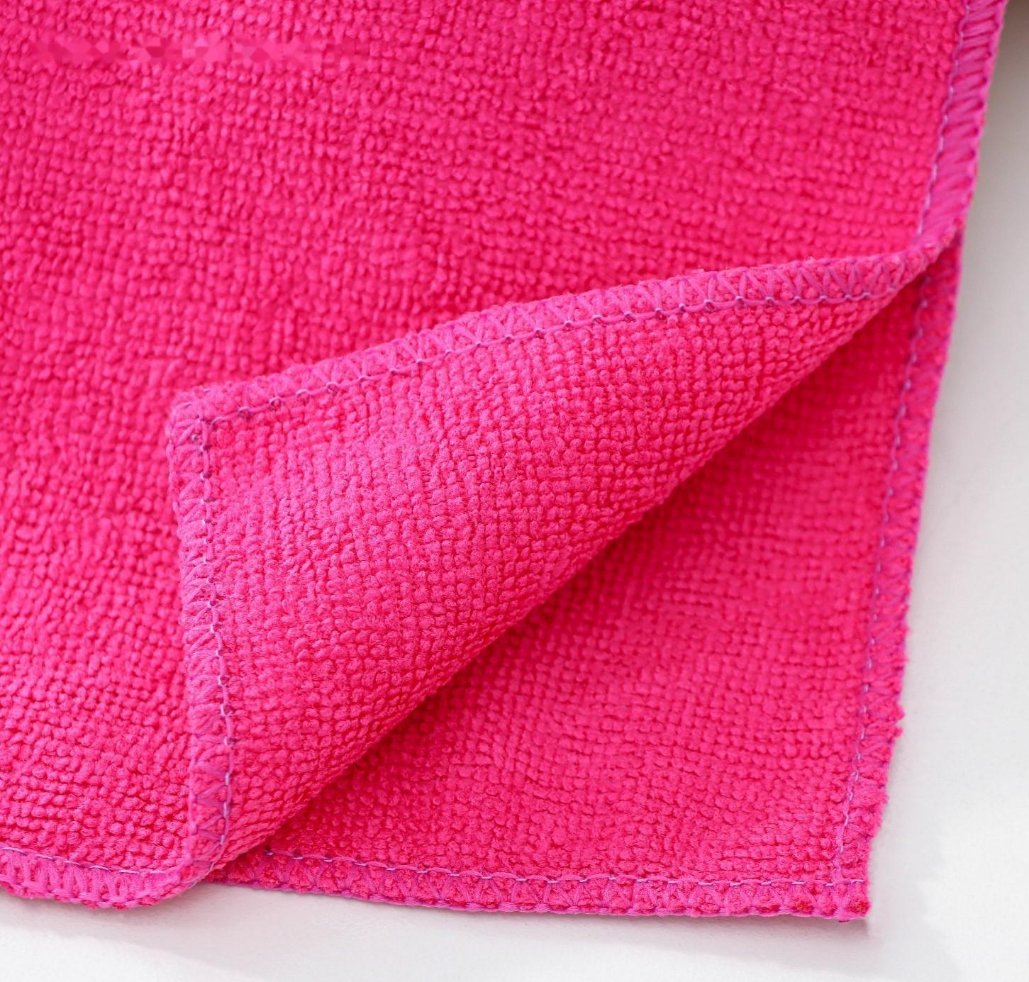 Салфетки универсальные Доляна, 3 шт, 30×30 см, микрофибра, 220 гр, с оверлоком