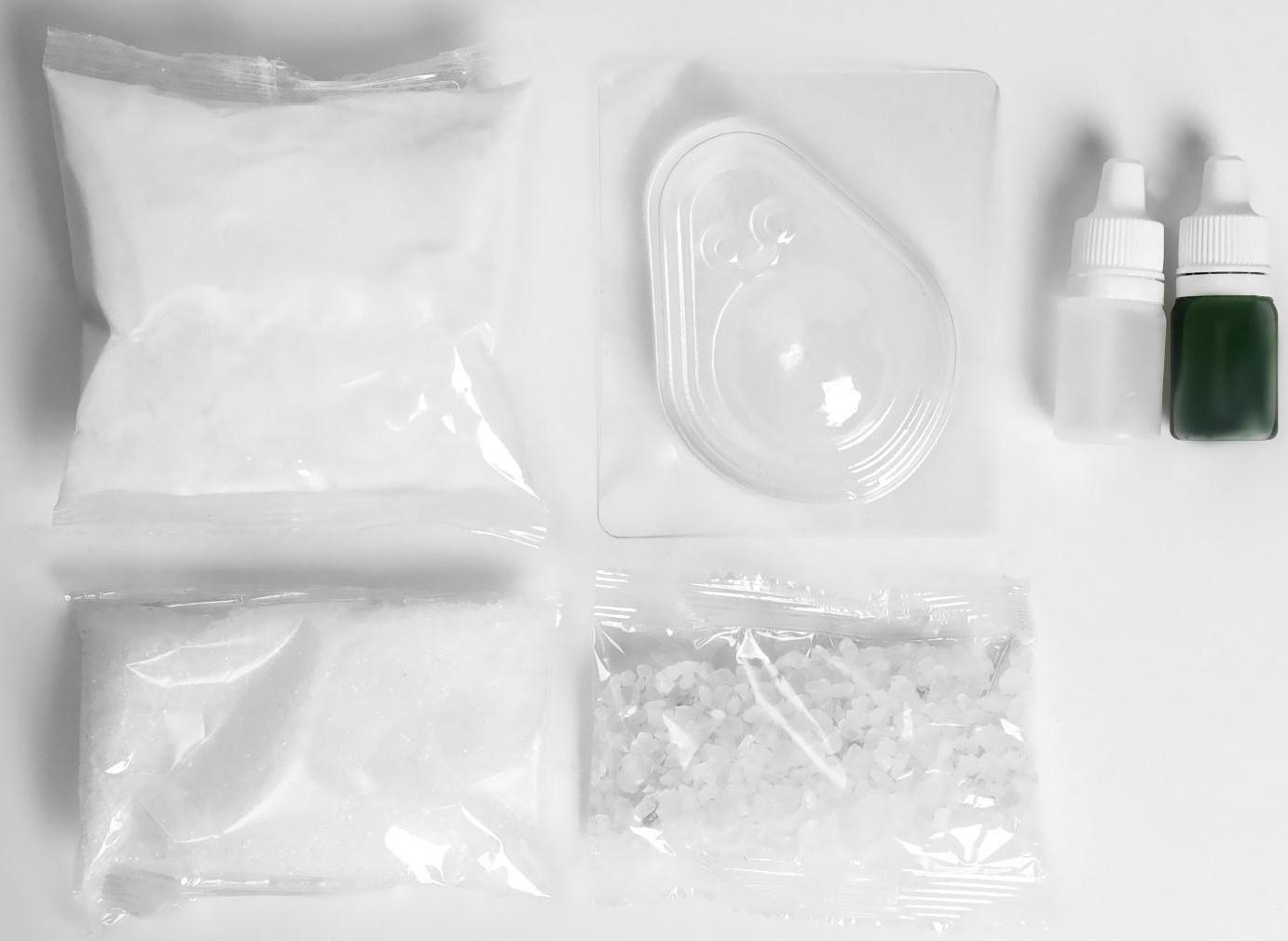 Бомбочки для ванн своими руками «Милое авакадо», 1 форма