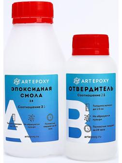 Эпоксидная смола для творчества ArtEpoxy Quick 24, 300 г