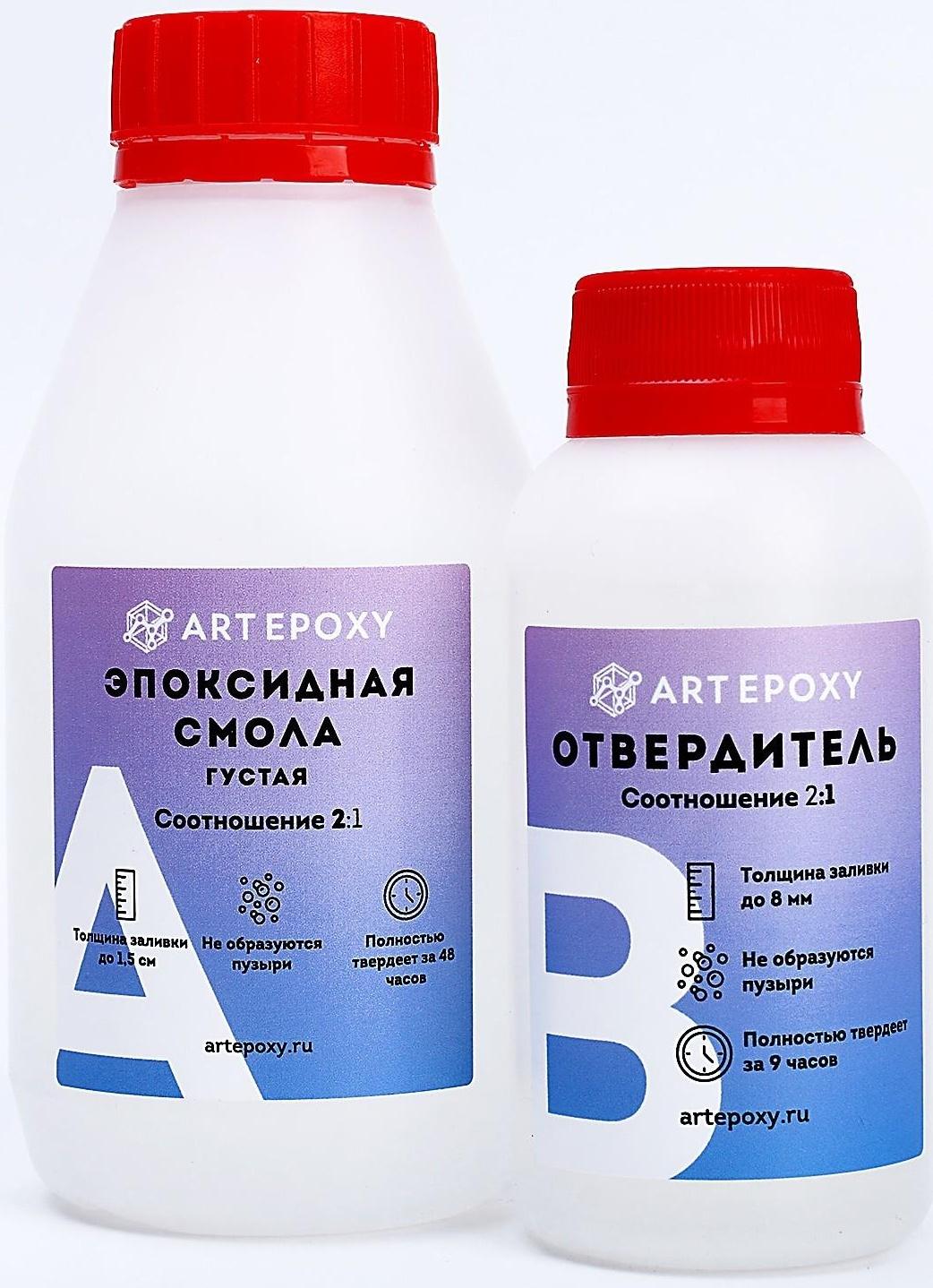 Эпоксидная смола для творчества ArtEpoxy Густая, 300 г